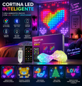 CORTINA LED INTELIGENTE 3X2M – 400 LEDS RGB - miniatura 4