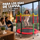 Trampolín Infantil con Malla de Seguridad – Diversión en Casa - miniatura 3