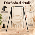 Silla hamaca con soporte - miniatura 3