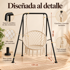 Silla hamaca con soporte - miniatura 3