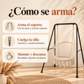 Silla hamaca con soporte - miniatura 4