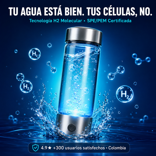 H2Vital® — Botella Generadora de Agua de Hidrógeno Molecular