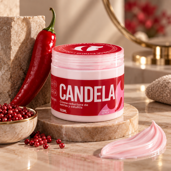 Candela 150 g | Crema Termoactiva para Estrías y Celulitis