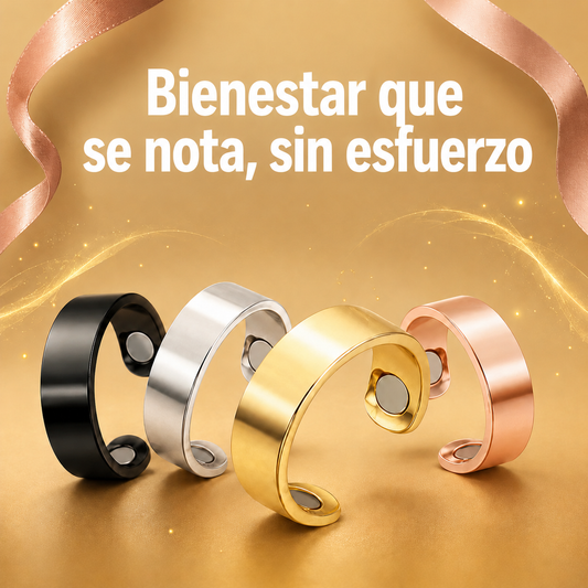 Aurea Ring — Anillo de Bienestar Magnético Ajustable