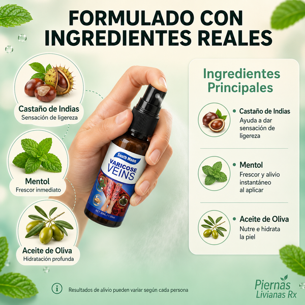 Spray para Piernas con Várices | Alivio y Frescura 2