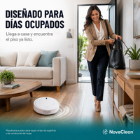 Robot Aspirador Inteligente NovaClean | Limpia tu Hogar Sin Esfuerzo foto 2