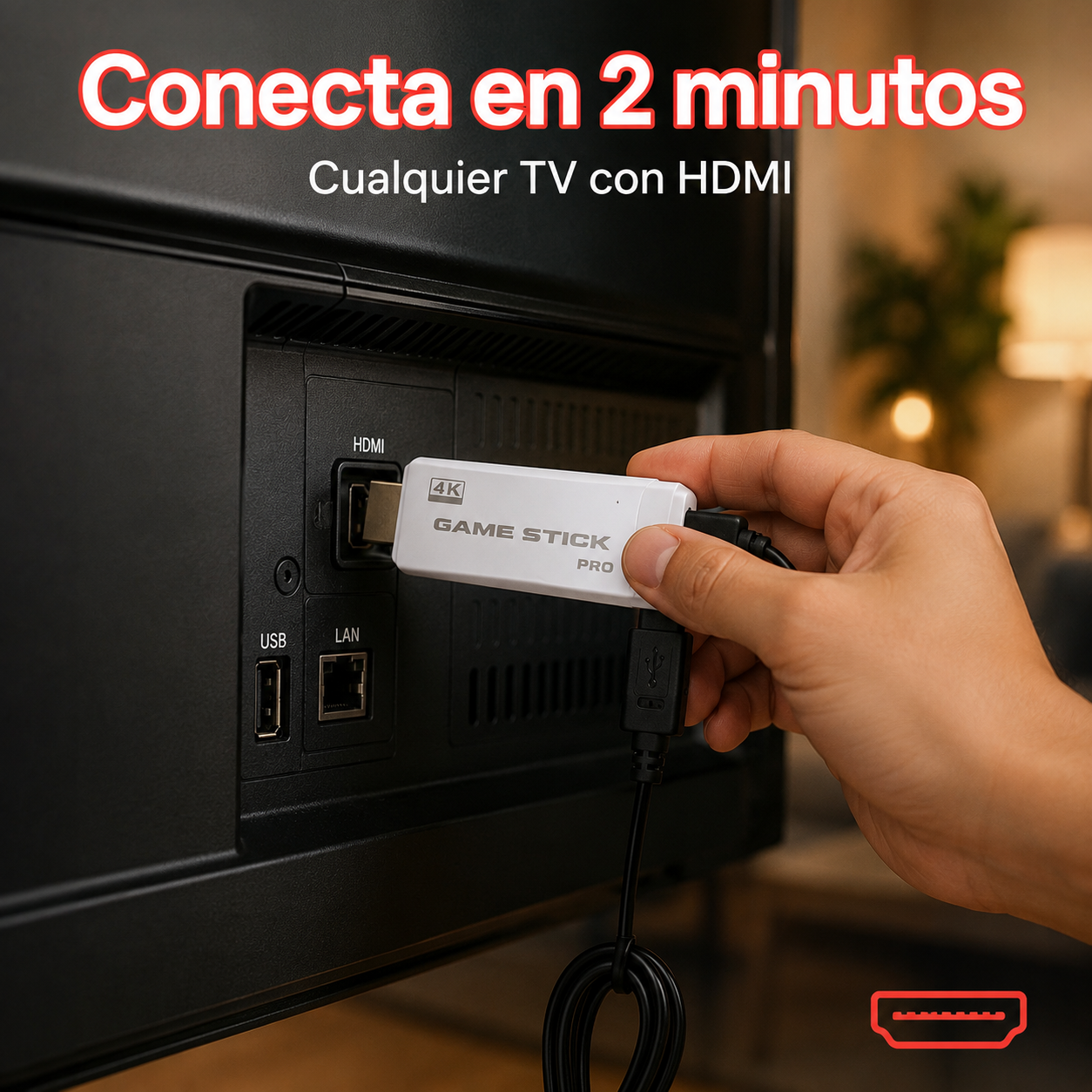 Conectando RetroPlay al TV por HDMI